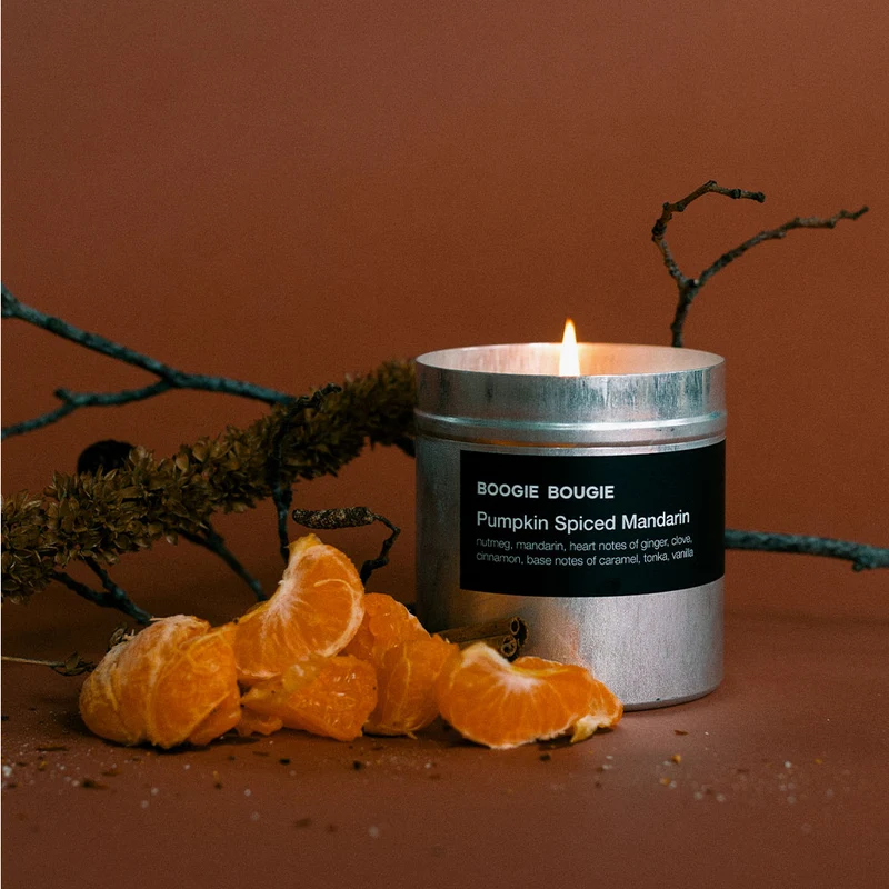 Pumpkin Spiced Mandarin – Soy Candle