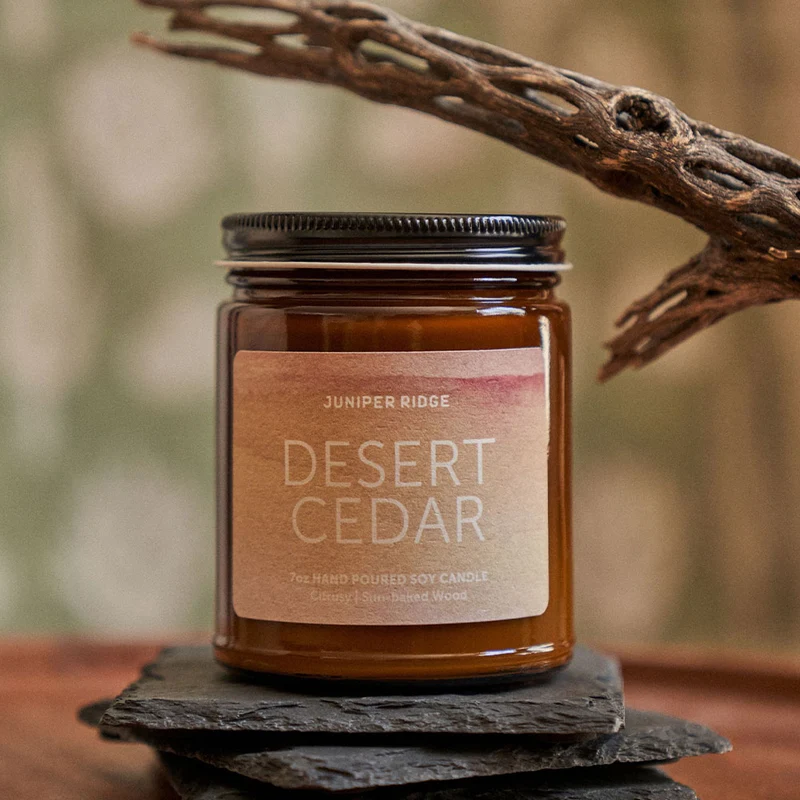 Desert Cedar – Essential Oil Candle