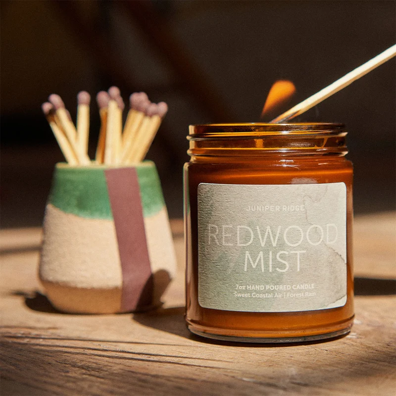 Redwood Mist – Essential Oil Candle