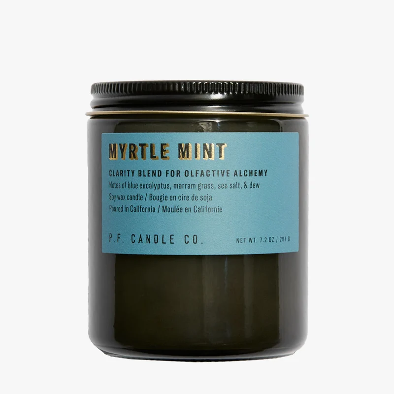 Alchemy Line: Myrtle Mint – Soy Candle Standard Size