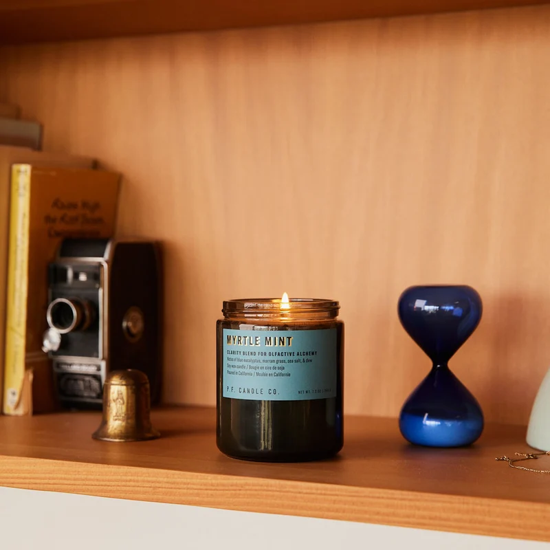 Alchemy Line: Myrtle Mint – Soy Candle Standard Size