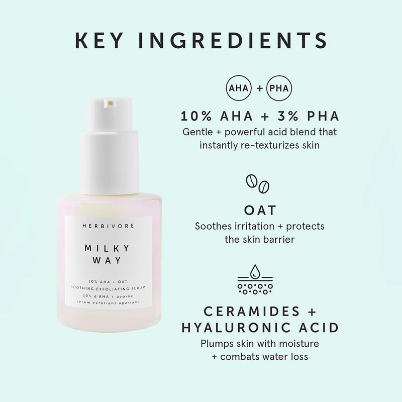 Milky Way 10% AHA + Oat Soothing Exfoliating Serum