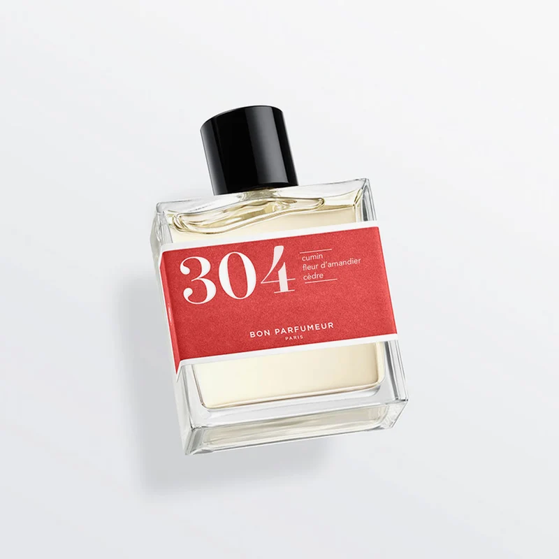 304 Eau de Parfum – Cumin, Almond Blossom, Cedar – 100ml
