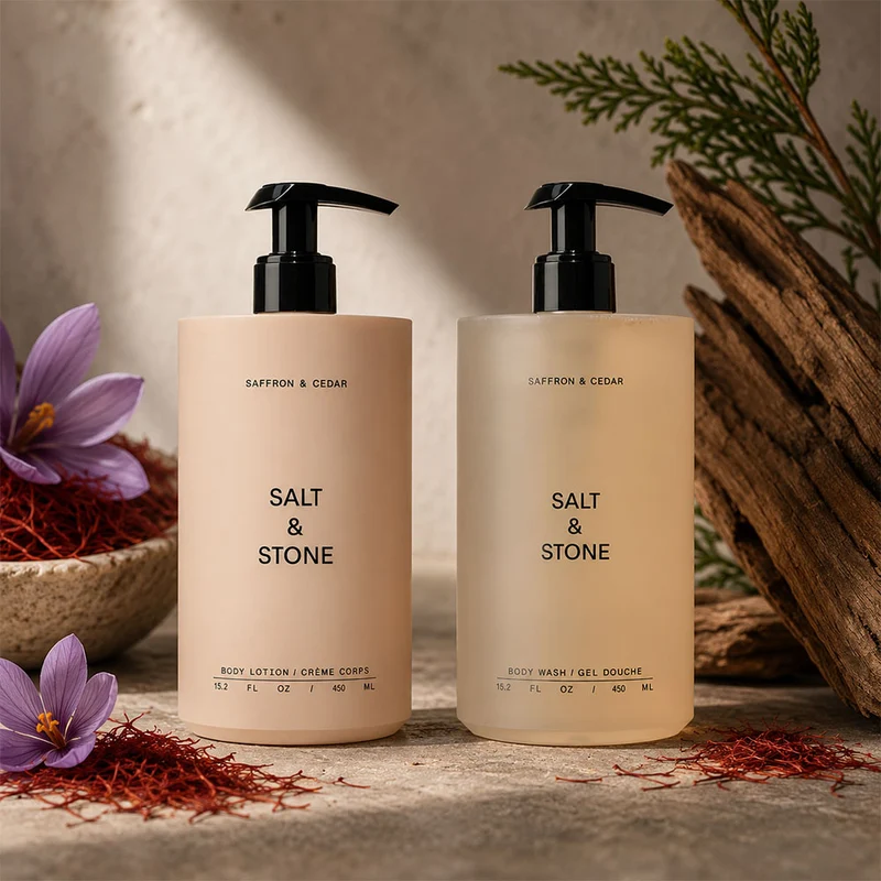 Body Duo – Saffron & Cedar