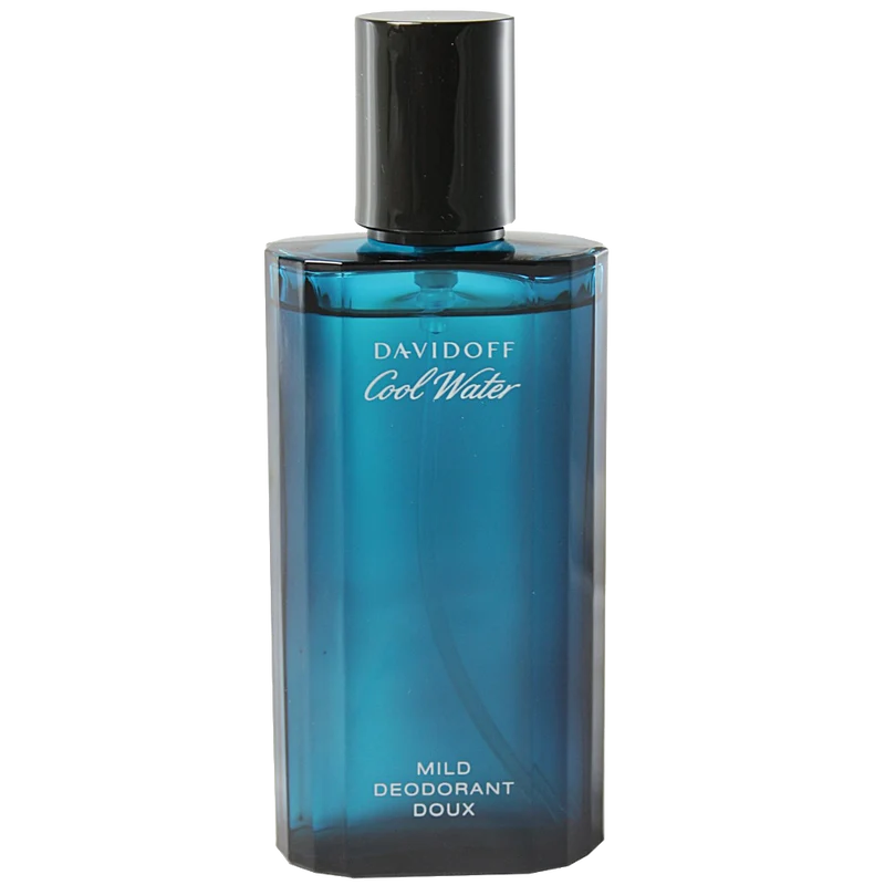 Cool Water By Davidoff For Men. Mild Deodorant Spray 2.5 Ounces