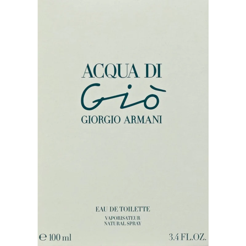 Acqua di Gio by Giorgio Armani for women Eau De Toilette Spray 3.4 Ounces
