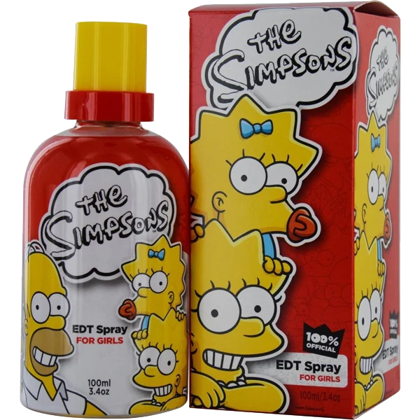 Twentieth Century Fox Eau de Toilette Spray for Girls and Kids The Simpsons 3.4 Ounce