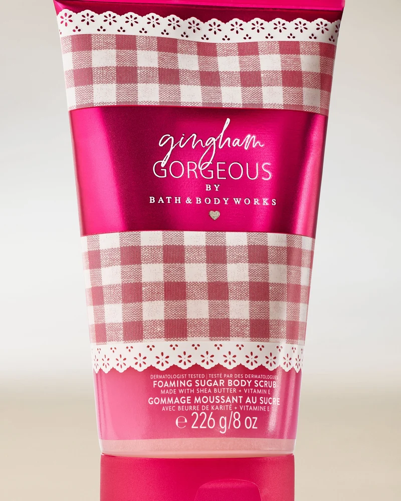 Gingham Gorgeous Foaming Sugar Body Scrub
