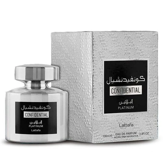 Confidential Platinum von Lattafa Eau de Parfum 100 ml