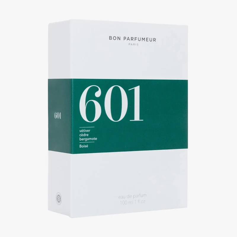 601 Eau de Parfum – Vetiver, Cedar, Bergamot – 100ml