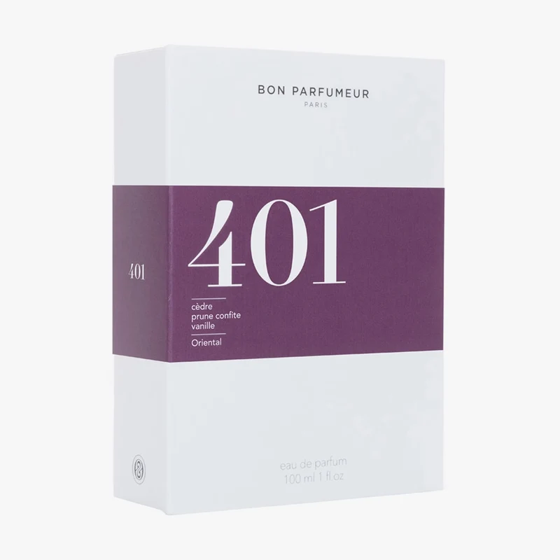 401 Eau de Parfum – Cedar, Candied Plum, Vanilla – 100ml