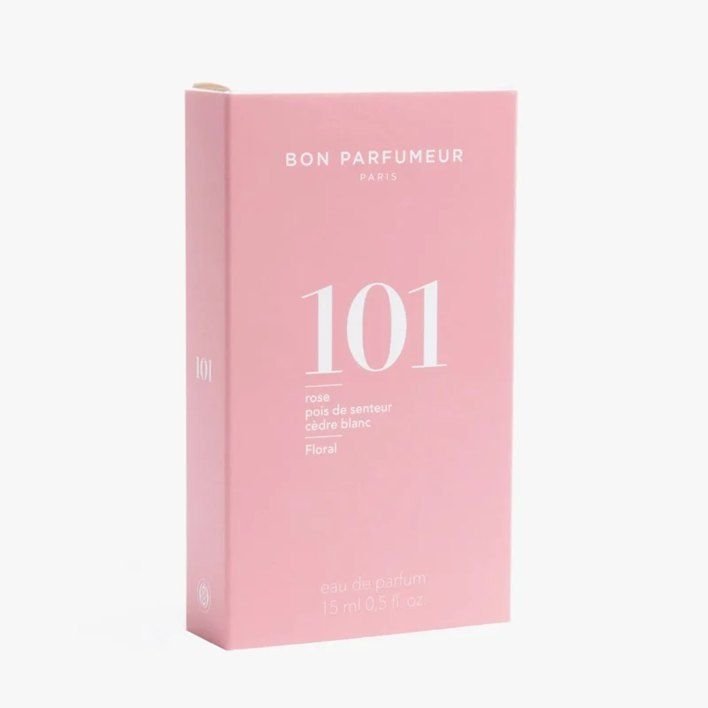 101 Eau de Parfum – Rose, Sweet Pea, White Cedar – 15ml