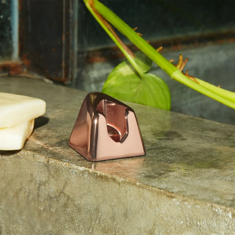 The Leaf Razor Stand – Rose Gold