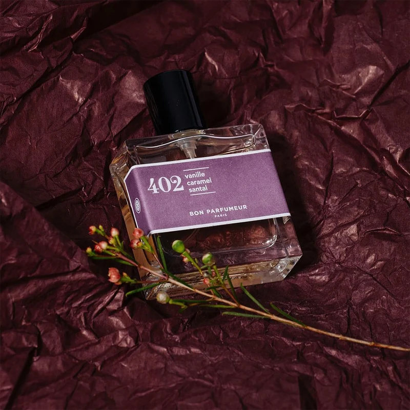 402 Eau de Parfum – Vanille, Caramel, Santal – 30ml