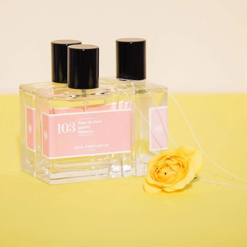 103 Eau de Parfum – Fleur de Tiaré, Jasmin, Hibiscus – 30ml