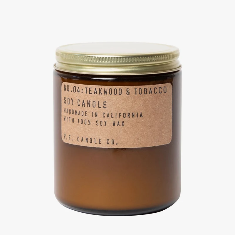 Teakwood & Tobacco – Soy Candle Standard Size