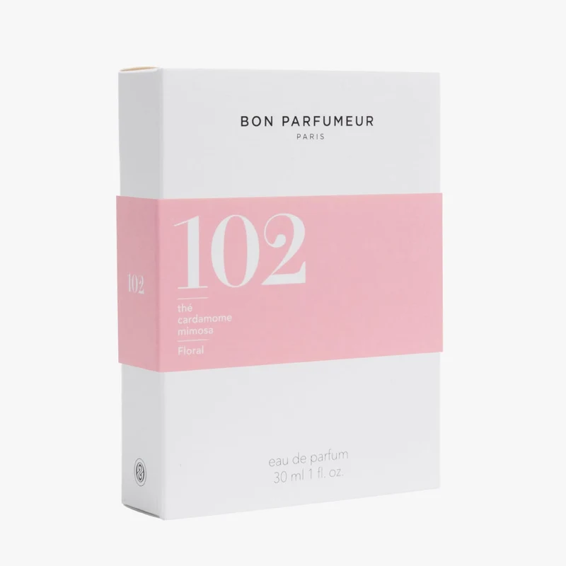102 Eau de Parfum – Thé, Cardamome, Mimosa – 30ml