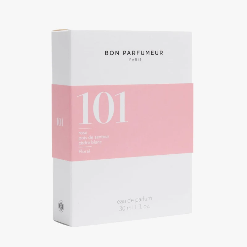 101 Eau de Parfum – Rose, Sweet Pea, White Cedar – 30ml