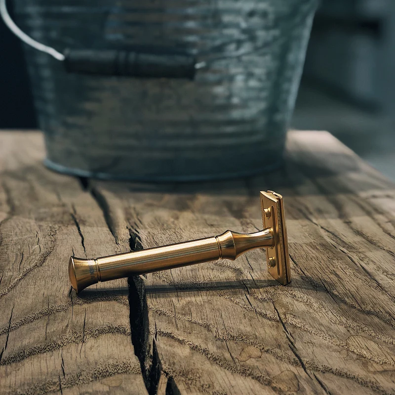 Rasierhobel ZÓE – Classic Edition – 24K Gold matt
