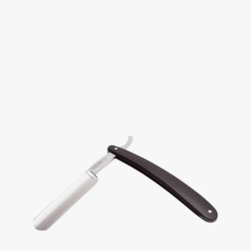 Rasiermesser Kunststoff schwarz 5/8" Klinge ohne Ätzung