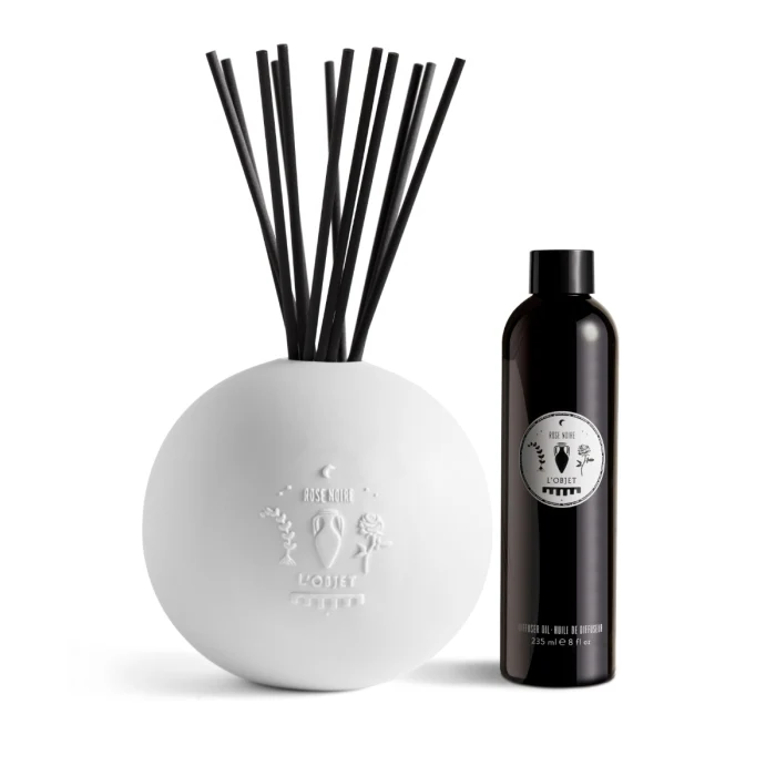 L'Objet - Rose Noire - Porcelain Diffusor Set