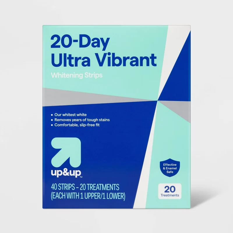 Target/Up & Up 20-Day Ultra Vibrant Whitening Strips