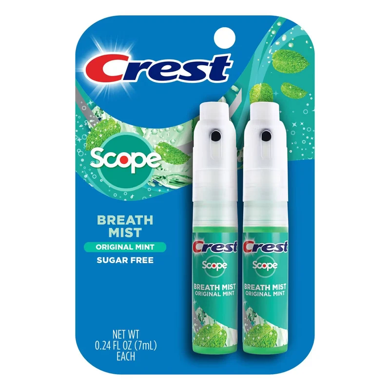 Crest Scope Original Mint Breath Mist - 2 pack
