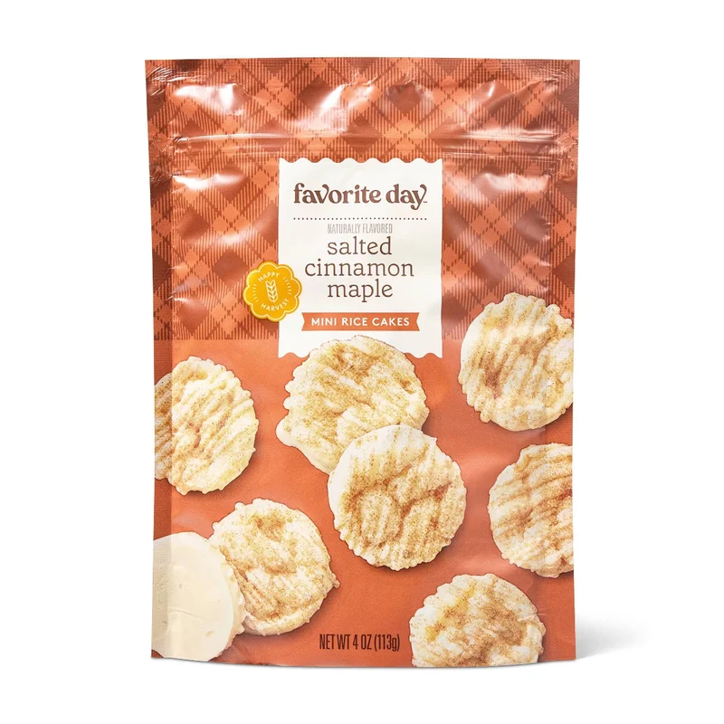 Favourite Day - Mini Salted Cinnamon Maple Rice Cakes