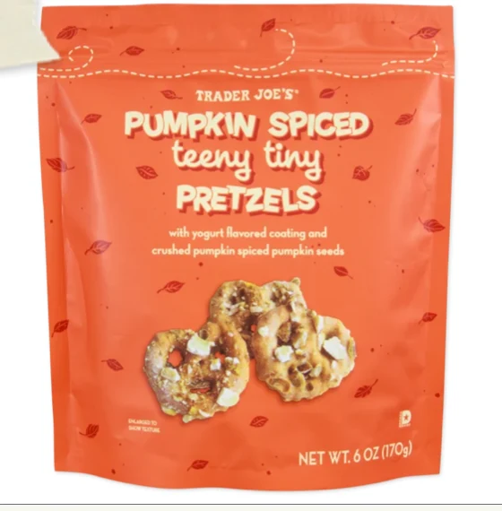 Trader Joe's Pumpkin Spiced Teeny Tiny Pretzels