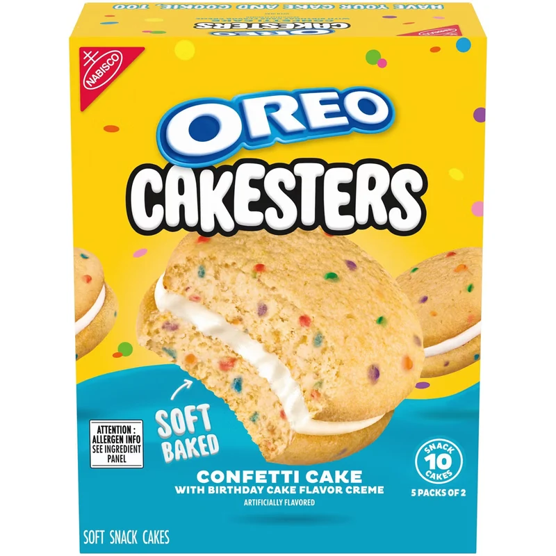 Oreo Cakesters Confetti Snack Packs