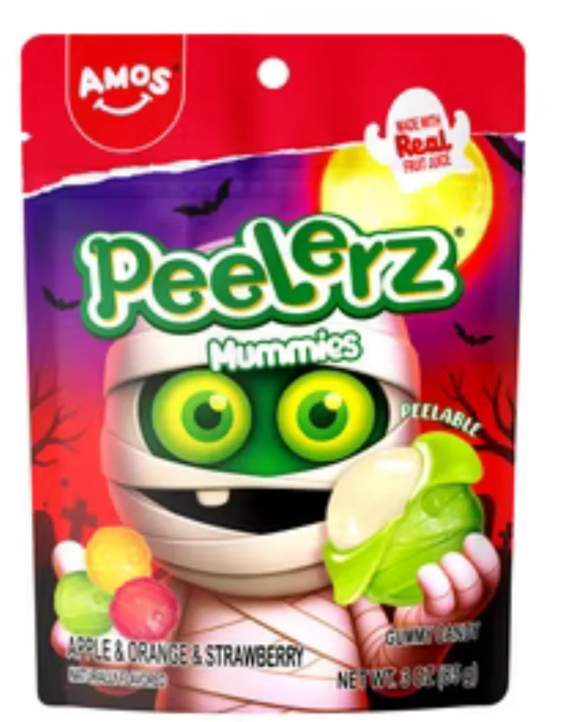 Peelerz Gummy Pumpkins - Apple & Orange Mummies