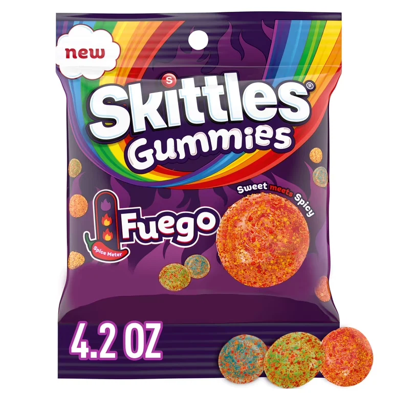 Skittles Gummies Fuego Gummy Candy