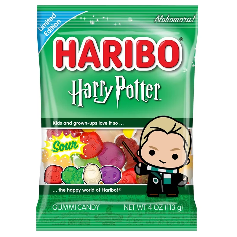 Haribo Harry Potter Halloween Sour Malfoy Chewy Gummy Candy