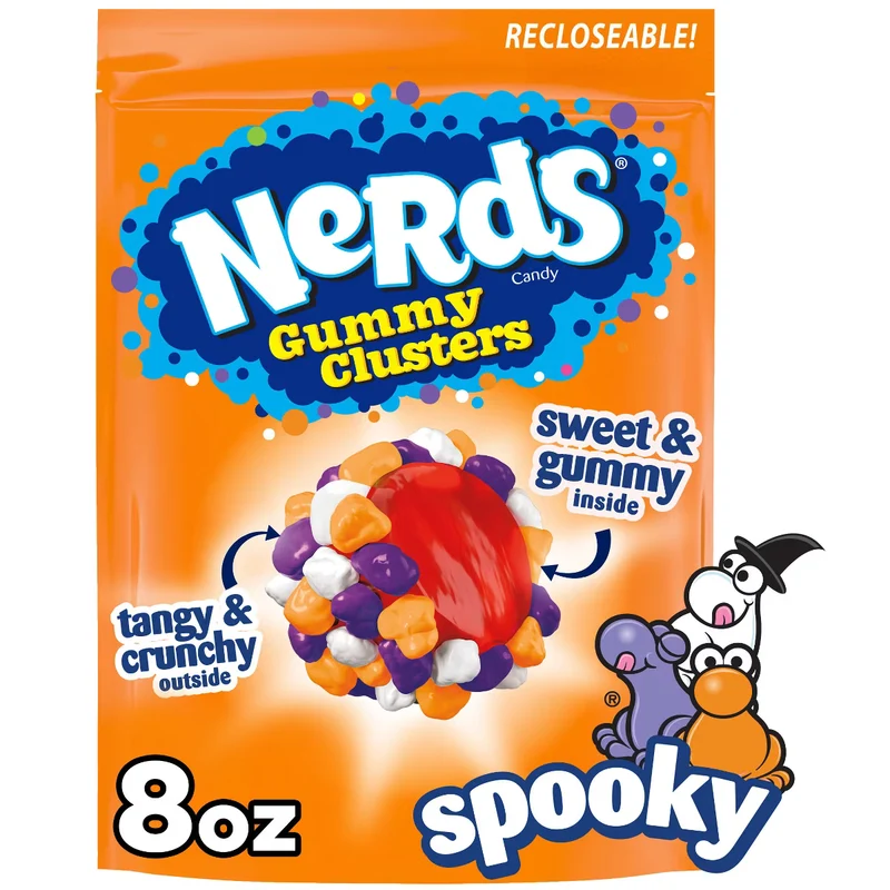 Nerds Halloween Spooky Gummy Clusters Candy