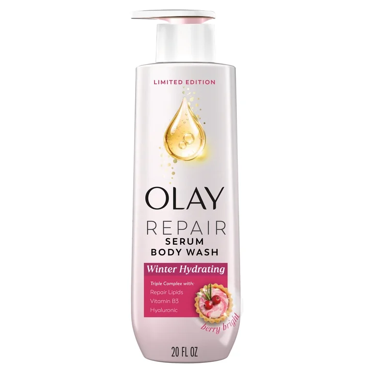 Olay Winter Repair Serum Body Wash - Berry Bright