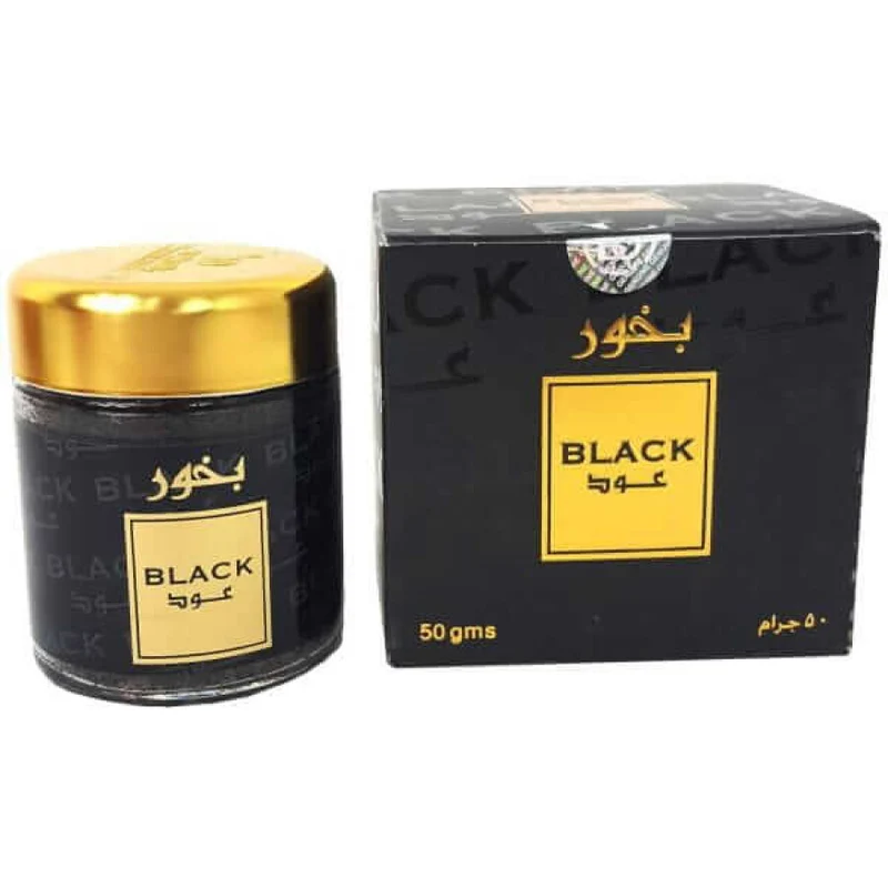 Schwarzer Oud Bakhoor von Banafa für Oud 80g