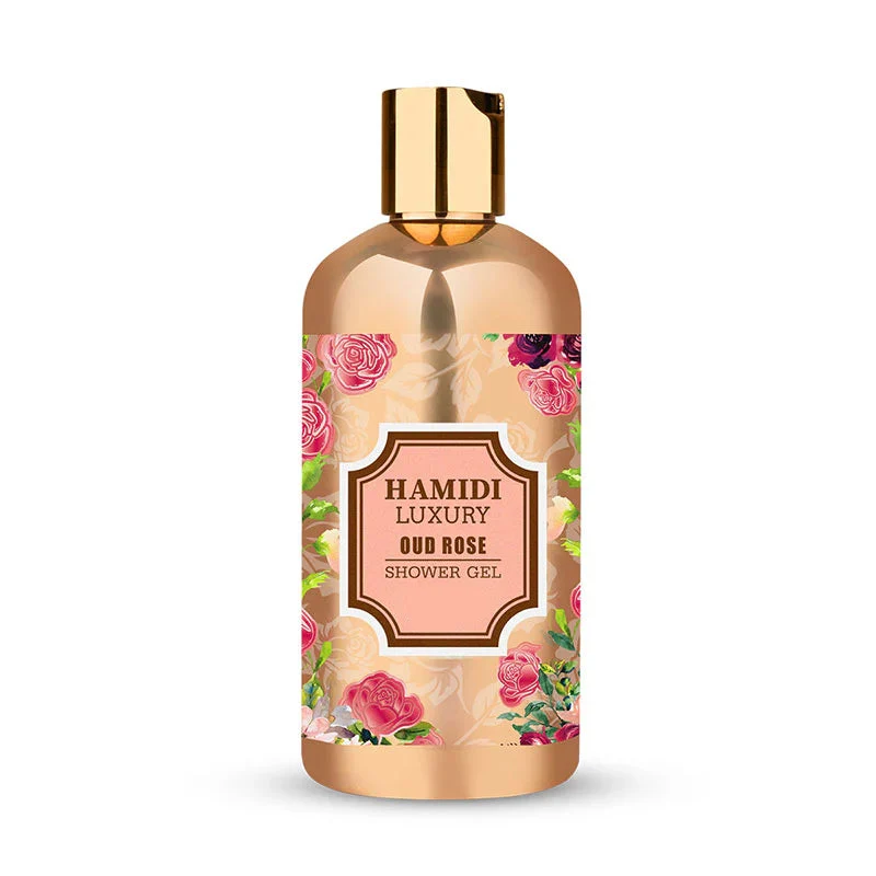 Luxuriöses Oud-Rosen-Duschgel von Hamidi, 500 ml