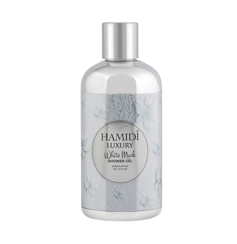 Luxuriöses Duschgel mit weißem Moschus von Hamidi, 500 ml