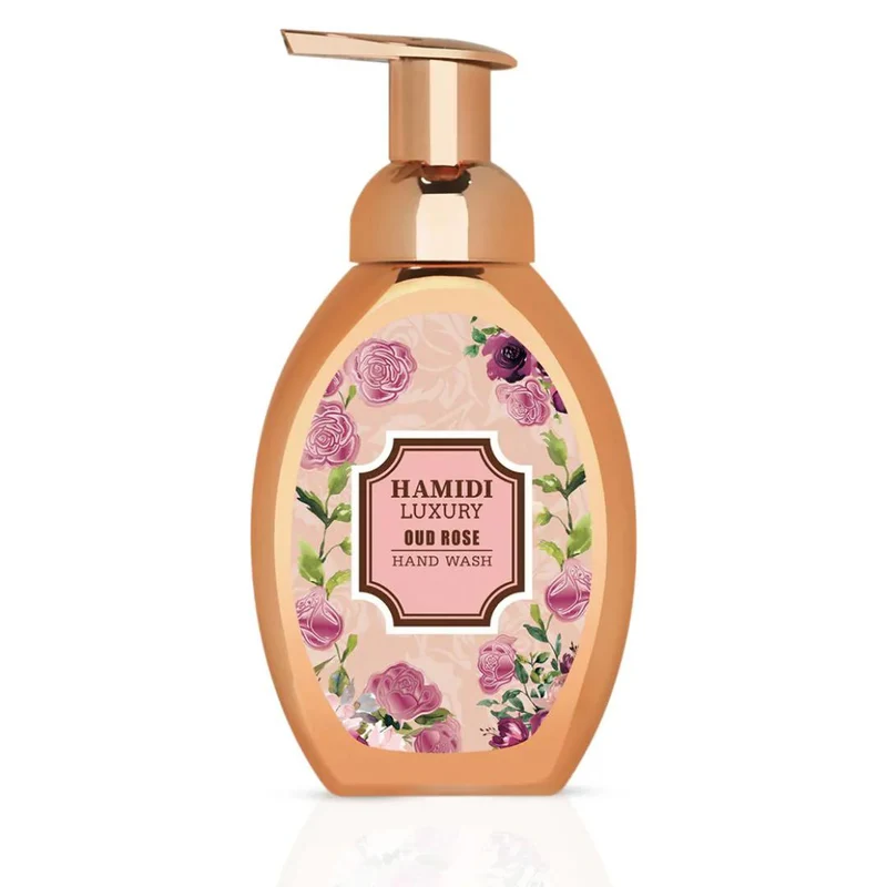 Luxuriöse Oud-Rosen-Handseife von Hamidi, 350 ml