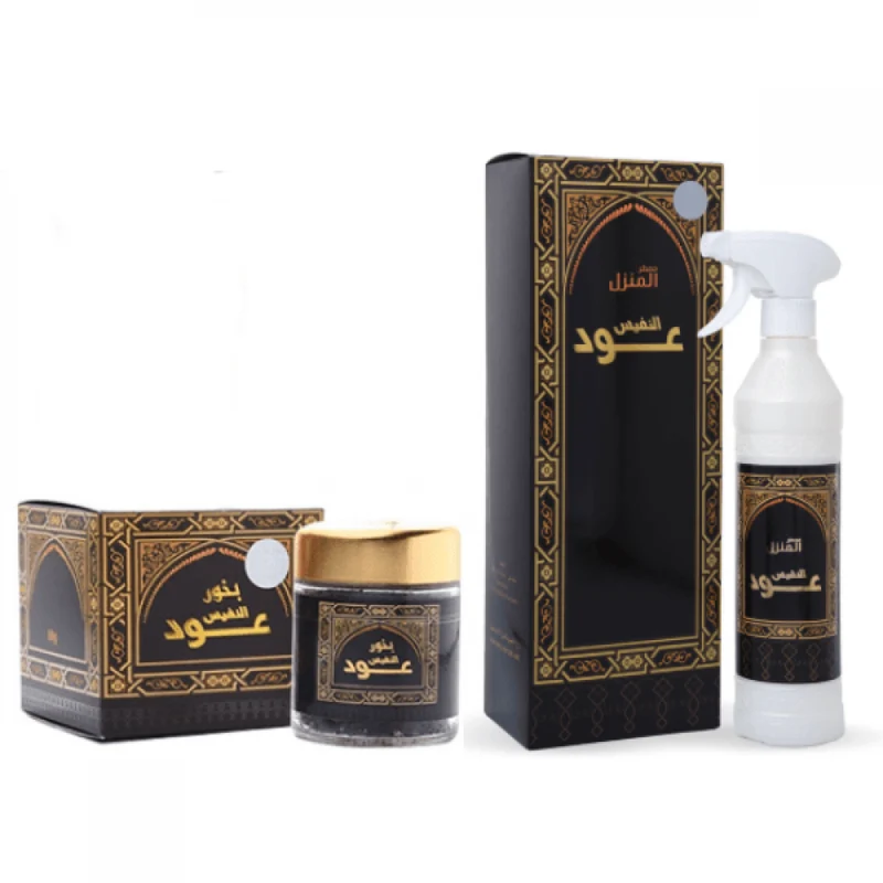 Oud Al Nafees Set (Räucherstäbchen + Möbelduft)