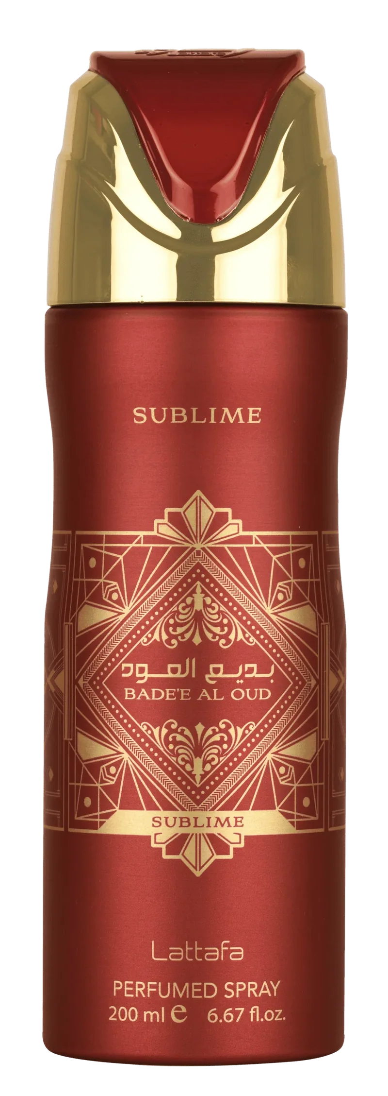 Badee Al Oud Sublime Parfümiertes Deodorant-Spray von Lattafa 200 ml