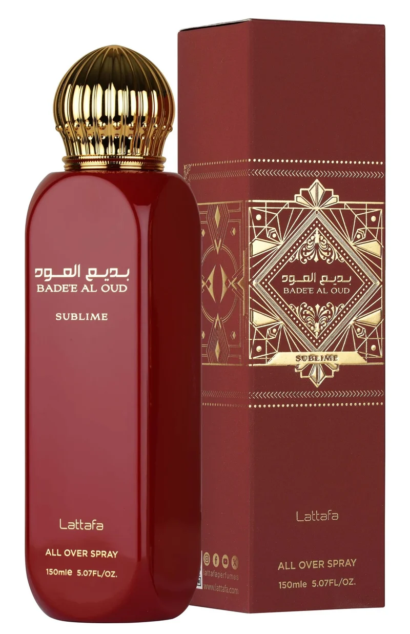 Badee Al Oud Sublime All Over Spray von Lattafa, 150 ml
