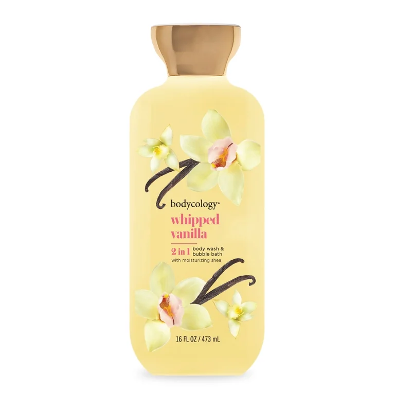Bodycology 2 in 1 Body Wash & Bubble Bath - Whipped Vanilla