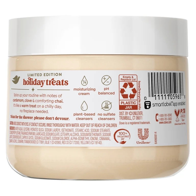 Dove Beauty Exfoliating Body Scrub - Spiced Chai Latte