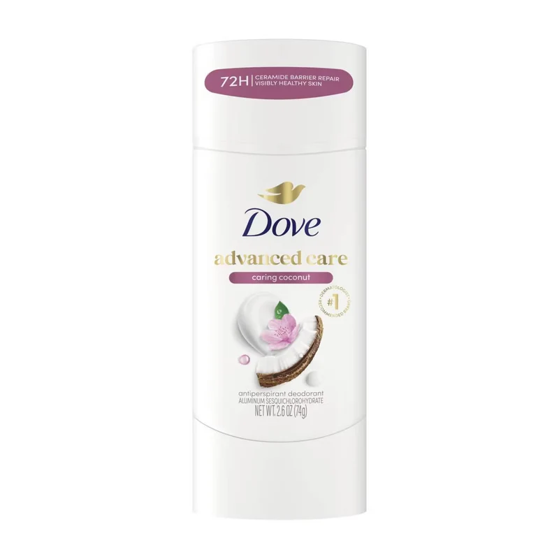 Dove Solid Antiperspirant Deodorant Stick - Caring Coconut