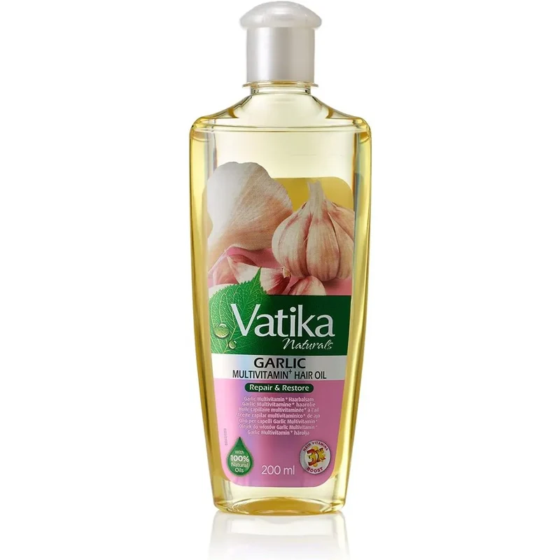 Dabur Vatika Naturals Knoblauch-Multivitamin-Haaröl 200 ml
