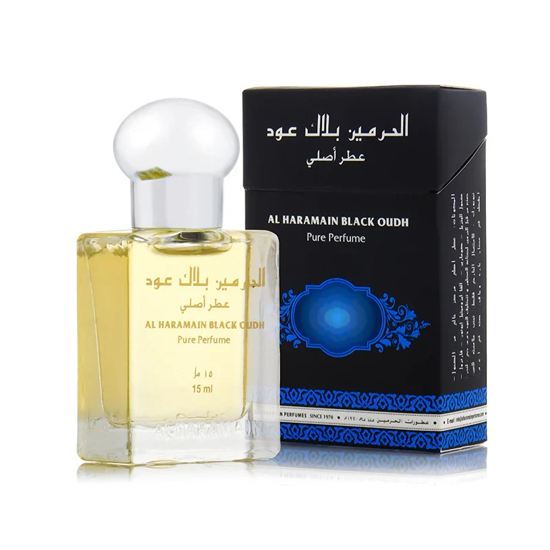 Schwarzes Oud-Parfümöl von Al Haramain, 15 ml