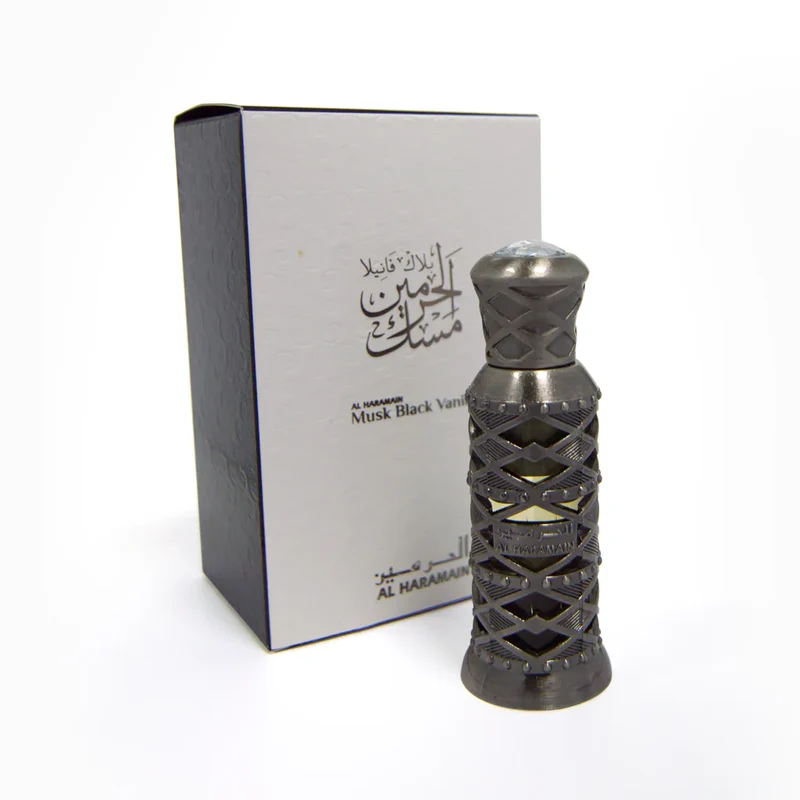 Musk Black Vanilla Parfümöl von Al Haramain, 12 ml