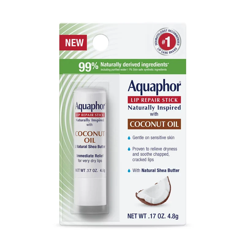 Aquaphor Lip Repair Stick For Immediate Relief - Coconut 4.8g stick