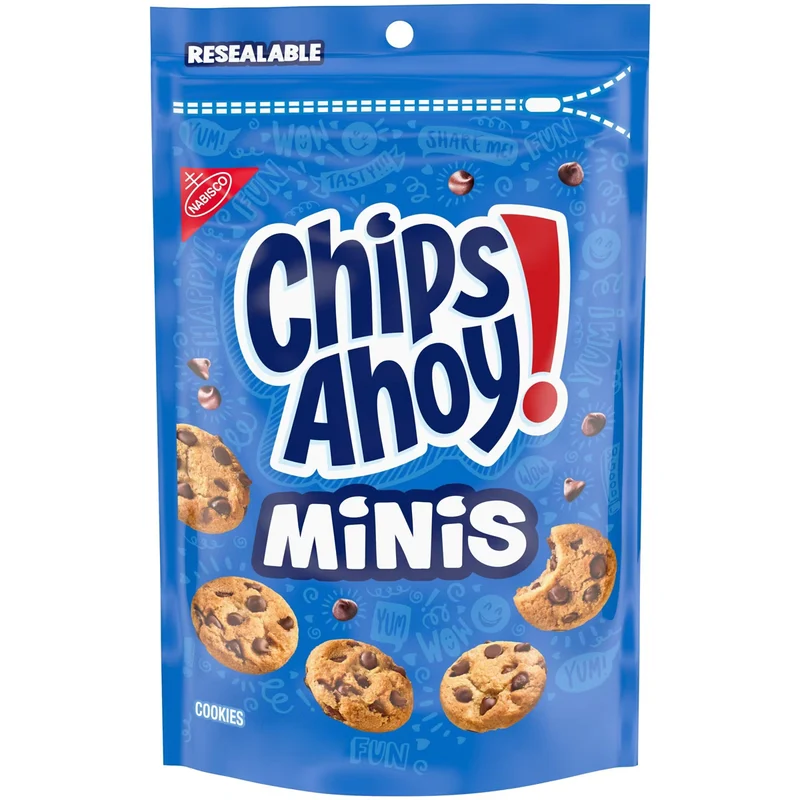 Chips Ahoy! Mini Original Fudgy Chocolate Chip Cookies - 226g bag